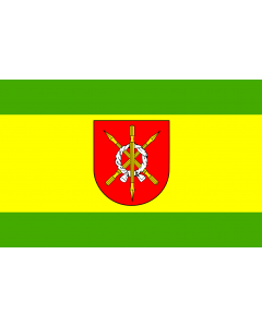Flag: Moszczenica Commune |  landscape flag | 2.16m² | 23sqft | 120x180cm | 4x6ft 