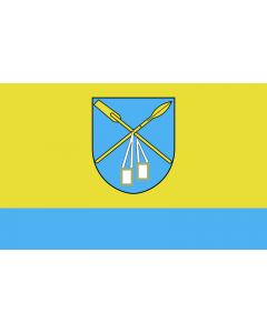 Flag: Moszczenica Commune |  landscape flag | 1.35m² | 14.5sqft | 90x150cm | 3x5ft 