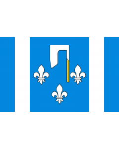 Flag: English Flag of gmina Nowe Brzesko in Poland |  landscape flag | 1.35m² | 14.5sqft | 90x150cm | 3x5ft 