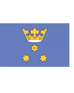 Flag: POL gmina Pawłowice |  landscape flag | 1.35m² | 14.5sqft | 90x150cm | 3x5ft 