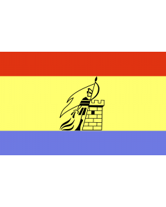 Flag: POL gmina Polska Cerekiew |  landscape flag | 2.16m² | 23sqft | 120x180cm | 4x6ft 