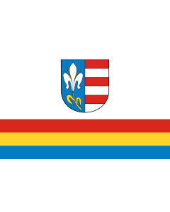 Bandera de  POL gmina Sławno powiat opoczyński |  bandera horizontal | 2.16m² | 120x180cm 
