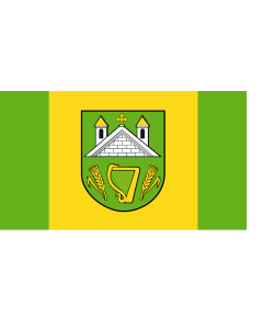 Flag: Sanniki Commune |  landscape flag | 1.35m² | 14.5sqft | 90x150cm | 3x5ft 