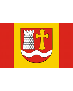 Flag: English Flag of gmina Tomice in Poland |  landscape flag | 1.35m² | 14.5sqft | 90x150cm | 3x5ft 