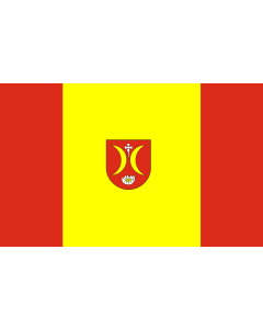 Bandera de  POL gmina Turośń Kościelna |  bandera horizontal | 2.16m² | 120x180cm 