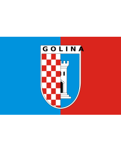 Bandera de  POL Golina | Goliny |  bandera horizontal | 1.35m² | 90x150cm 