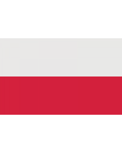 Flag: Poland, normative version |  landscape flag | 1.35m² | 14.5sqft | 90x150cm | 3x5ft 