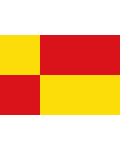 Bandera de  Rembertów | Rembertów  a district of Warsaw | Rembertów  un quartier de Varsovie | Rembertowa, dzielnicy Warszawy |  bandera horizontal | 1.35m² | 90x150cm 