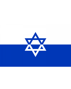 Flag: ZOB  Jewish Fighting Organization |  landscape flag | 0.06m² | 0.65sqft | 20x30cm | 8x12in 