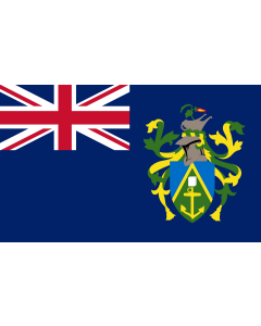 Table-Flag / Desk-Flag: Pitcairn 15x25cm