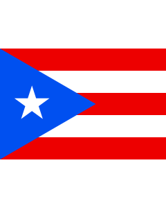 Flag: Puerto Rico |  landscape flag | 0.96m² | 10sqft | 80x120cm | 2.5x4ft 