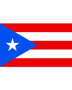 Bandera: Puerto Rico |  bandera paisaje | 1.35m² | 90x150cm 