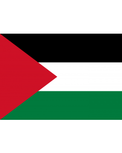 Drapeau: Palestine |  drapeau paysage | 0.7m² | 70x100cm 