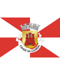 Flag: Guarda District |  landscape flag | 0.06m² | 0.65sqft | 20x30cm | 8x12in 