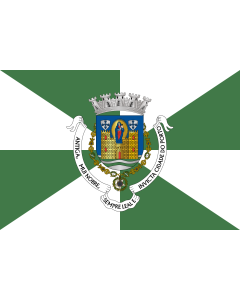 Flag: Porto District |  landscape flag | 0.06m² | 0.65sqft | 20x30cm | 8x12in 