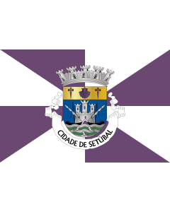 Flag: Setúbal District |  landscape flag | 0.06m² | 0.65sqft | 20x30cm | 8x12in 