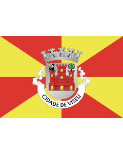 Flag: Viseu District |  landscape flag | 0.06m² | 0.65sqft | 20x30cm | 8x12in 