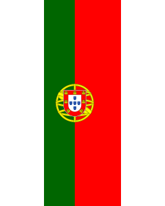 Drapeau: bannière drapau avec tunnel et avec crochets Portugal | portrait flag | 6m² | 400x150cm