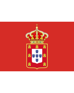 Flagge: Large John V of Portugal | King John V of Portugal  1706-1750  and of Maria II of Portugal  1828-1853  |  Querformat Fahne | 1.35m² | 90x150cm 