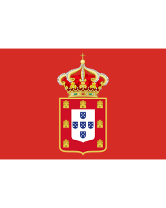 Flag: John V of Portugal | King John V of Portugal  1706-1750  and of Maria II of Portugal  1828-1853 |  landscape flag | 1.35m² | 14.5sqft | 90x150cm | 3x5ft 