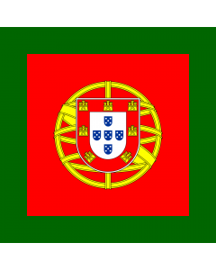 Flagge: Large Naval Jack of Portugal  |  Fahne 1.35m² | 120x120cm 