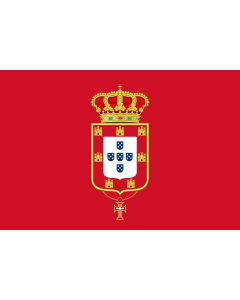 Flagge: Large Peter V of Portugal | Personal flag of King Peter V of Portugal  1853-1861  |  Querformat Fahne | 1.35m² | 90x150cm 
