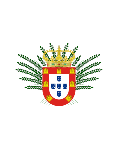 Bandera de  Portugal  1616 | No acervo da Biblioteca Nacional de Portugal tem a obra Bandeiras navaes portuguezas desde o XV seculo até á actualidade  1896  e lá tem as seguintes informações  Em 1616 foi odoptada |  bandera horizontal | 2.16m² | 120x180cm