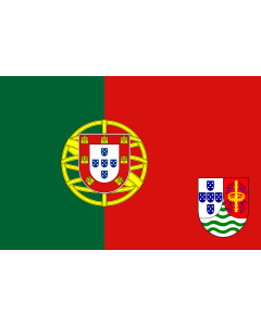 Flagge: Large Portuguese Sao Tome and Principe  proposal | INCORRECT image of Proposed flag of Portuguese São Tomé and Príncipe  |  Querformat Fahne | 1.35m² | 90x150cm 