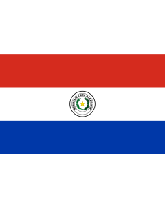 Flag: Paraguay |  landscape flag | 1.35m² | 14.5sqft | 90x150cm | 3x5ft 