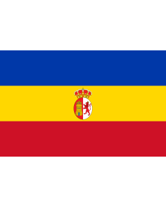 Bandera de  Paraguay  1811 |  bandera horizontal | 2.16m² | 120x180cm 