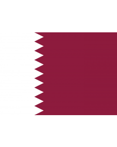 Flag: Qatar |  landscape flag | 0.7m² | 7.5sqft | 70x100cm | 2x3ft 