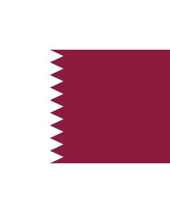 Flag: Qatar |  landscape flag | 3.375m² | 36sqft | 150x225cm | 5x7.5ft 
