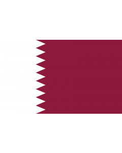 Flag: Qatar |  landscape flag | 1.35m² | 14.5sqft | 90x150cm | 3x5ft 