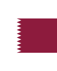 Flag: Qatar |  landscape flag | 3.75m² | 40sqft | 150x250cm | 5x8ft 