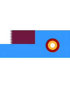 Bandera: Qatar Air Force | En Qatar Air Force Photo |  bandera paisaje | 2.16m² | 90x230cm 