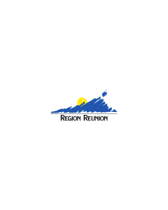 Drapeau: La Réunion |  portrait flag | 3.5m² | 300x120cm 