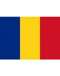 Flag: Romania |  landscape flag | 0.7m² | 7.5sqft | 70x100cm | 2x3ft 