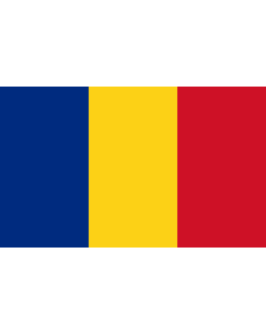 Bandera: Rumania |  bandera paisaje | 2.4m² | 120x200cm 