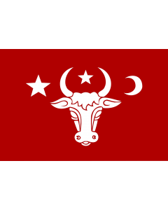 Flagge: Large Naval ensign of Moldavia 1  |  Querformat Fahne | 1.35m² | 90x150cm 