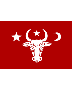 Flag: Naval ensign of Moldavia 1 | landscape flag | 2.16m² | 23sqft | 120x180cm | 4x6ft