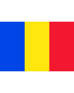 Flag: Romania  as seen | The national flag of Romania 1867-1947 and 1989-present |  landscape flag | 0.06m² | 0.65sqft | 20x30cm | 8x12in 