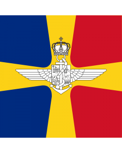 Flag: Romanian Air Transport and Marine Minister  WWII | Romanian Air Transport and Marine Minister %28WWII%29 |  1.35m² | 14.5sqft | 120x120cm | 45x45inch 