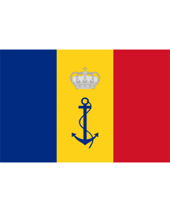 Flag: Romanian Coastguard  pre-1922 |  landscape flag | 1.35m² | 14.5sqft | 90x150cm | 3x5ft 
