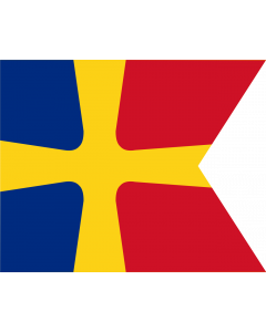 Flag: Romanian Commodore as Commander of a small unit  WWII | Romanian Commodore as Commander of a small unit %28WWII%29 |  landscape flag | 1.35m² | 14.5sqft | 100x130cm | 40x50inch 