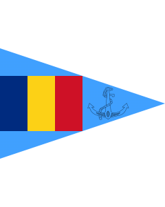 Flagge: XL Romanian Naval Unit Commander  |  Querformat Fahne | 2.16m² | 120x180cm 