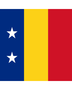 Flag: Romanian Vice admiral  1939 | Romanian Vice admiral  1939 . More info here |  1.35m² | 14.5sqft | 120x120cm | 45x45inch 