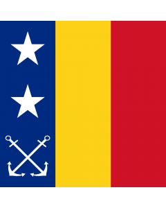 Flag: Romanian Vice admiral as chief of navy  1939 |  2.16m² | 23sqft | 150x150cm | 60x60inch 