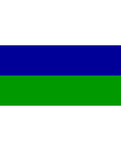 Flag: Zemun, Serbia and Montenegro  2003–2005 | Serbian municipality of Zemun |  landscape flag | 1.35m² | 14.5sqft | 80x160cm | 30x60inch 