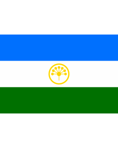 Flag: Republic of Bashkortostan |  landscape flag | 2.16m² | 23sqft | 120x180cm | 4x6ft 