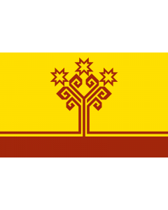 Flag: Chuvash |  landscape flag | 2.16m² | 23sqft | 120x180cm | 4x6ft 